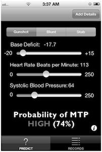 Massive Transfusion Mobile App for Emory Trauma Surgeons